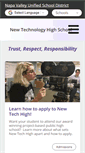 Mobile Screenshot of newtechhigh.org