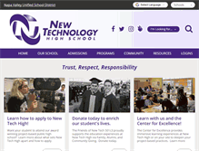 Tablet Screenshot of newtechhigh.org